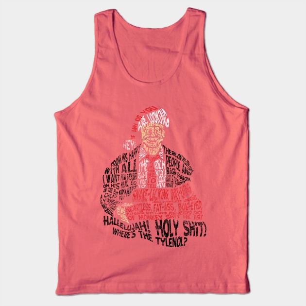 Holy Shit! Where's The Tylenol? X-Mas Tank Top by FiendishlyCruelArt